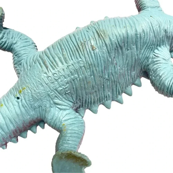 Vintage UKRD Dinosaur Ankylosaurus 13 inch Red Blue 1986 - Picture 8 of 8